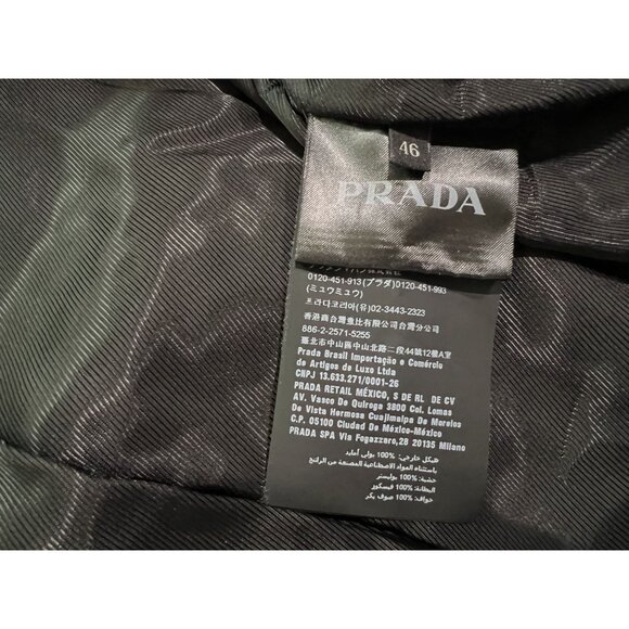 Prada Re-Nylon Bomber Jacket SGH038 in Nero - Picture 4 of 8